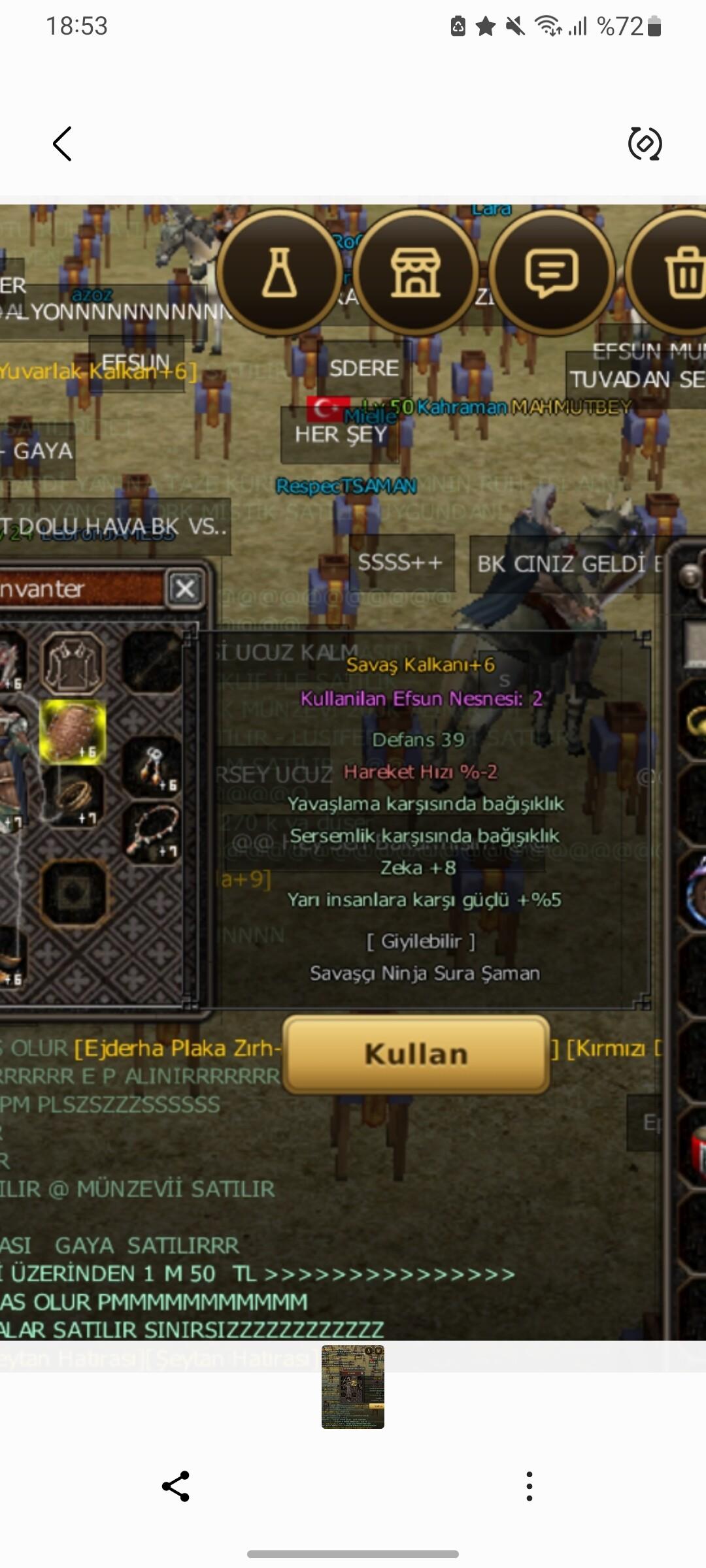 ELIT KALKAN P6 SON FIYAT OYUN SONU