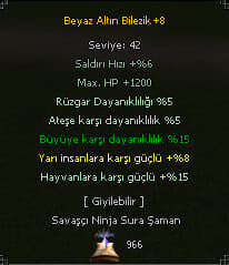 8/15 BEYAZ ALTIN BILEZIK