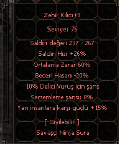 59 ORT ÇITIRLIK YARI DELİCİ ZEHİR