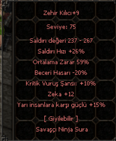 59 ORT ZEHİR YARI KRİTİK