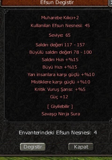 ELİT 5/4 MUHO TEKLİF VER