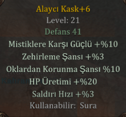 +6 değişmelik alaycı kask
