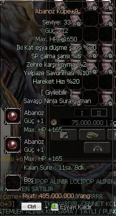 +9 ABANOZ KÜPE 3 CEVHERLİ