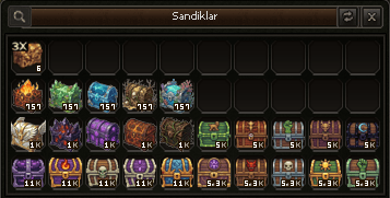 toplu boss sandığı 120K tüm bosslar
