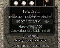 9 GÜN 20 SAAT BEYAZ ASLAN