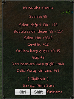 MUHAREBE KILICI! ELİT EFSUN