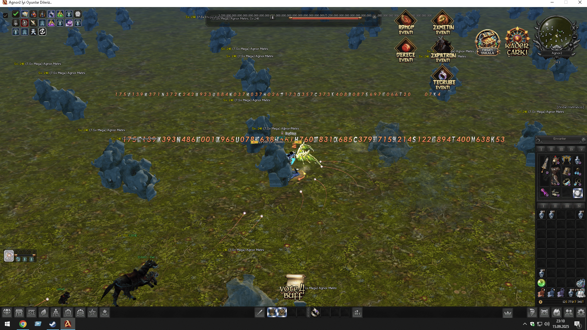 agnor2 full+full hesap son map'a TEK atıyor