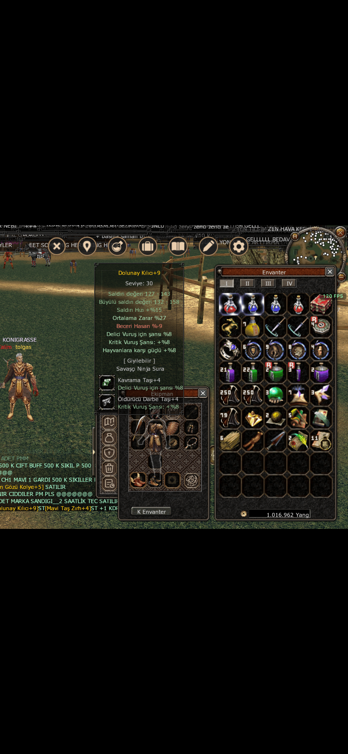36 lvl sura P buyulukeskinlik g3 zirh