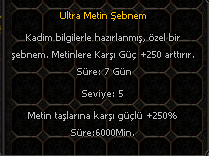 ULTRA METİN ŞEBNEMİ SATILIR