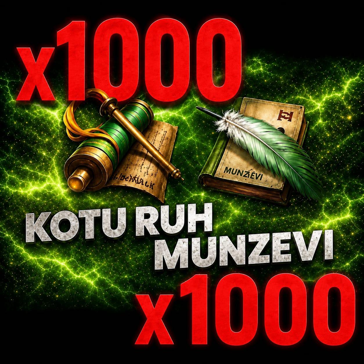 1.000X MÜNZEVİ 1.000X KÖTÜ RUH [ EN UYGUNU ]