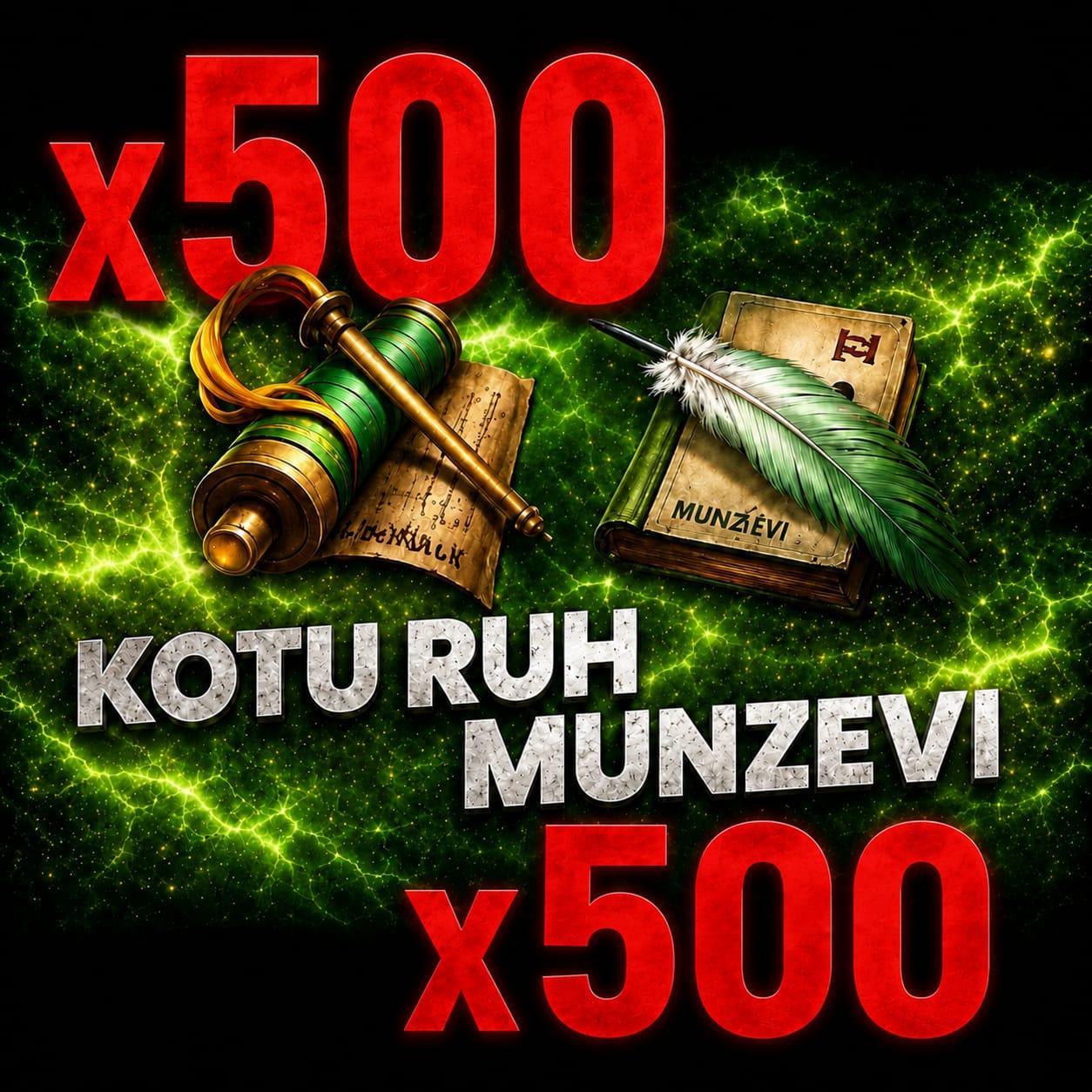 500X MÜNZEVİ 500X KÖTÜ RUH [ EN UYGUNU ]