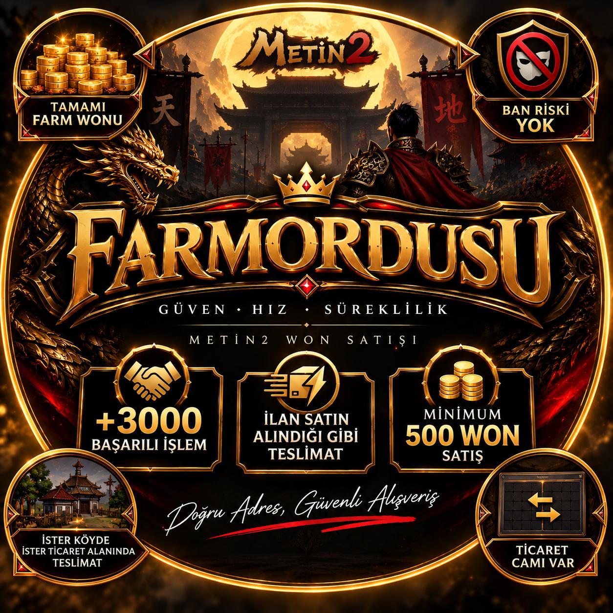 3000 WON 21.600 TL HEMEN TESLİM FARM WONU