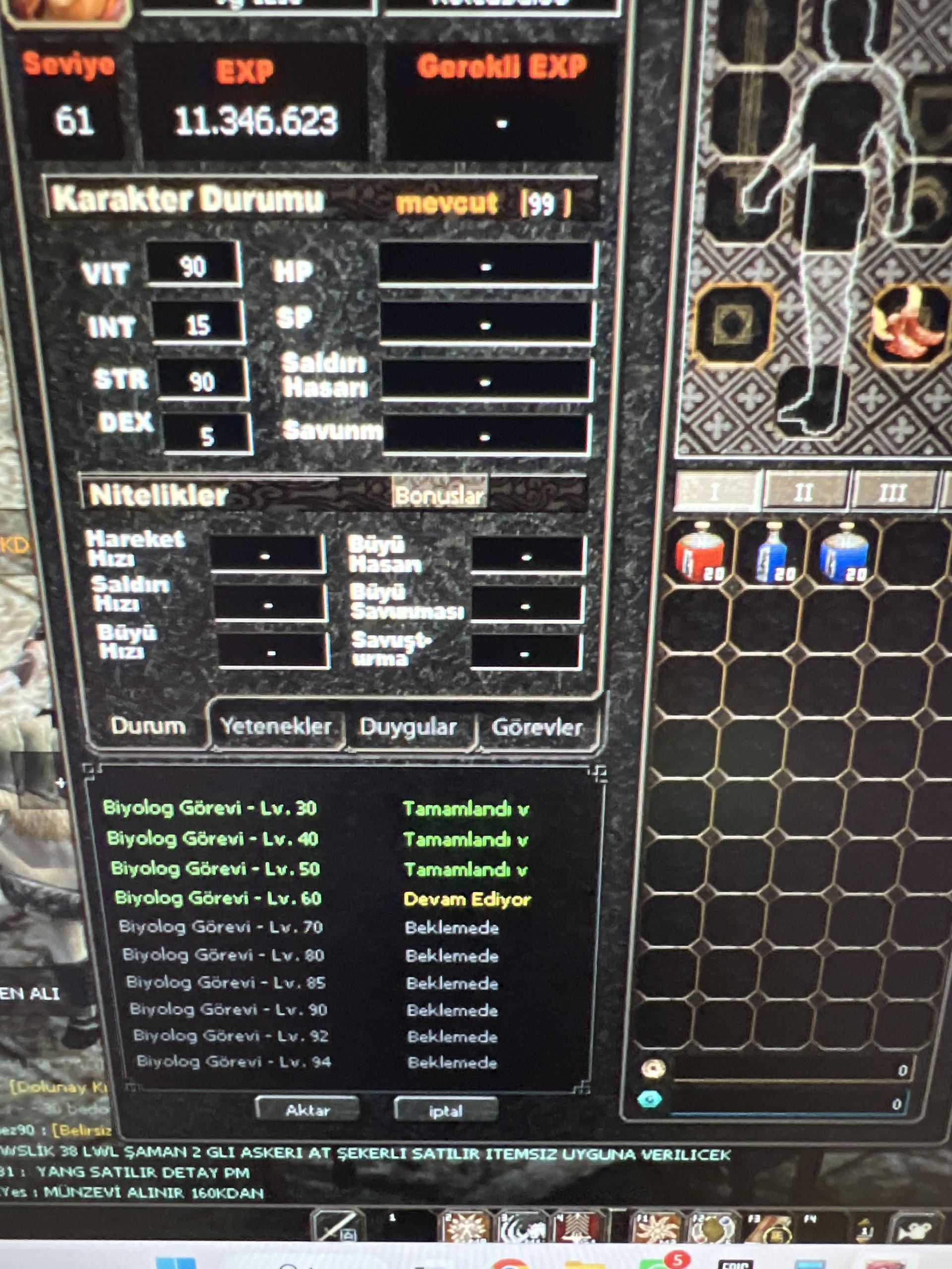 61 LEVEL HAVA G BOŞ İLK GÖREN ALDI