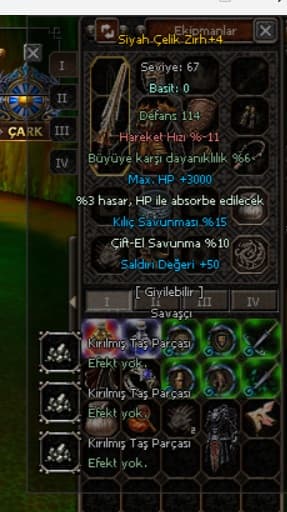 +4 SİYAH ÇELİK EFSUNLU !