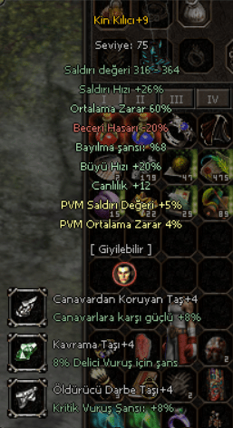 KIZILDA 300K ATAN 90LVL BEDENSEL
