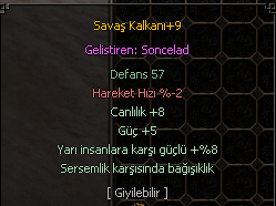 +9 ELİT KALKAN 1200 TL