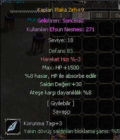 +9 KAPLAN PLAKA ZIRHI 2500 TL  4/4