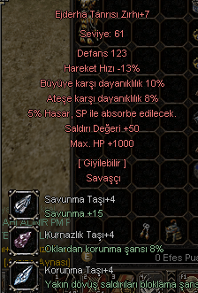 +7 EJDERHA TANRISI ZIRHI ELİT FARMLIK  1500 TL