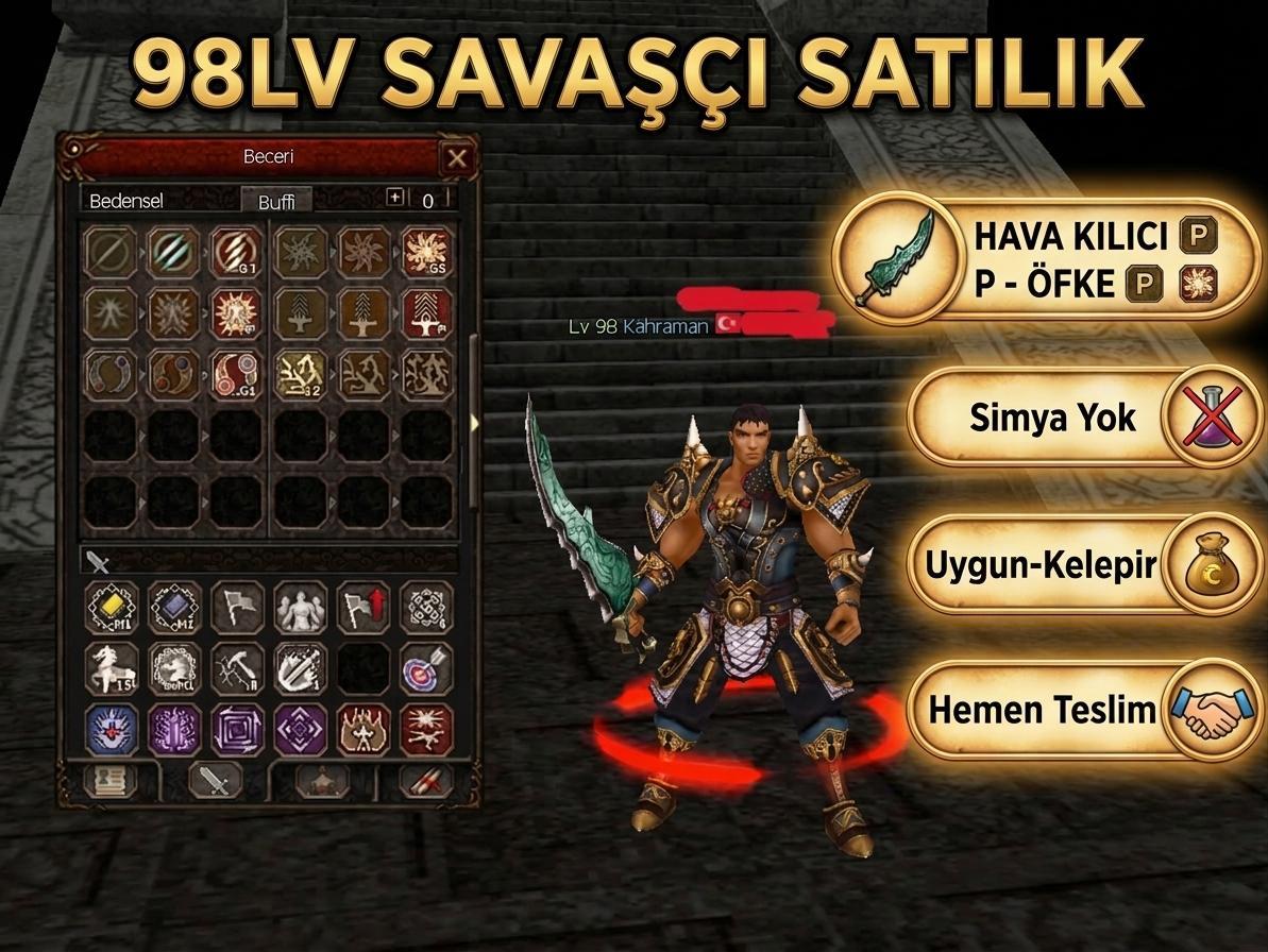 98 LV SAVAŞÇI - BOŞ - Kelepir