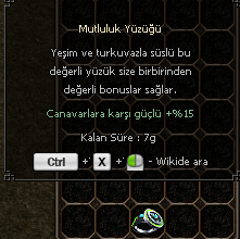 MUTLULUK YÜZÜĞÜ (7G) | 100TL | ANINDA TESLİM