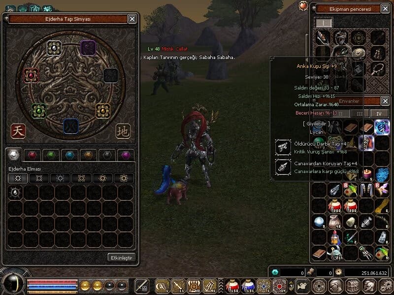 49 lycan G4 SKİLLİ İTEMLİ SİMYALI PORKİLİ