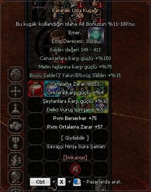 100 EMİŞ KUŞAK HO