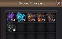 KAYKAY + TOPLU SANDIK + 400K ÖRÜMCEK+ 500T