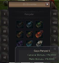 9 adet pençe set