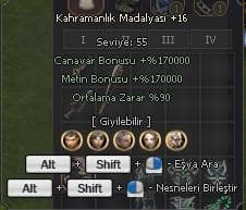 +16 KAHRAMANLIK MADALYASI