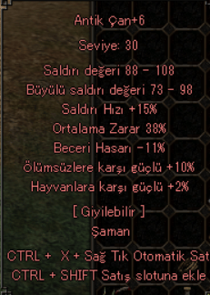 +6 38 ort Antik Çan