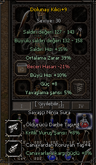 39 ORT 8 GÜÇ 4 CANAVAR 4 KRİTİK TAŞLI EMSALSİZ DOLU - HEMEN TESLİM
