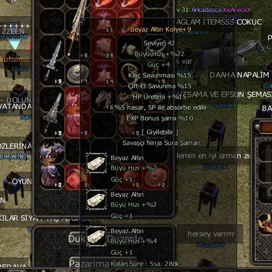 Elit itemler teklife gider