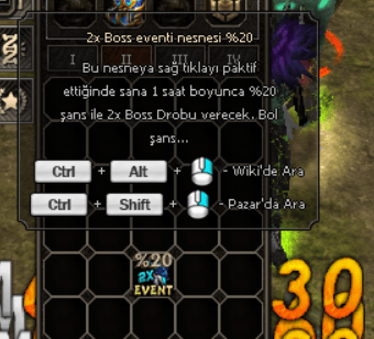 2x boss event taşı