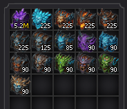 5m 1map sandığı+boss sandıkları+44 KT nakit+1.2m örmck yükseltme