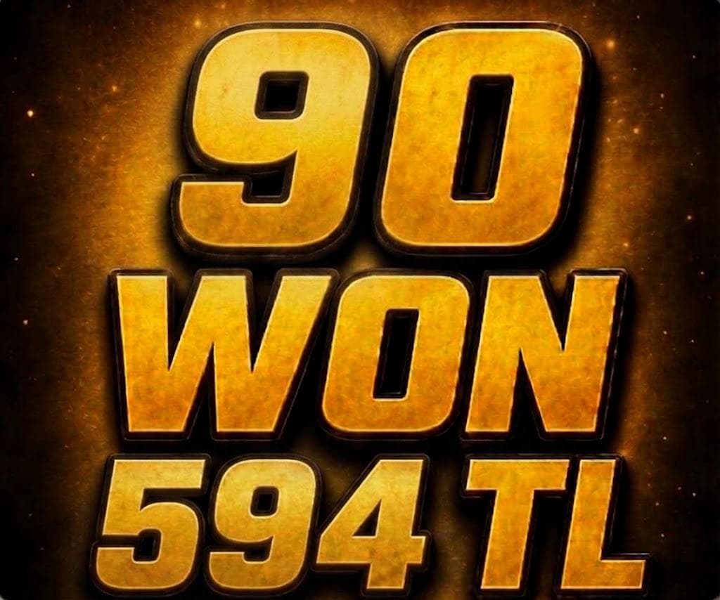 90 WON 6.6 TL MESAJ ATIN
