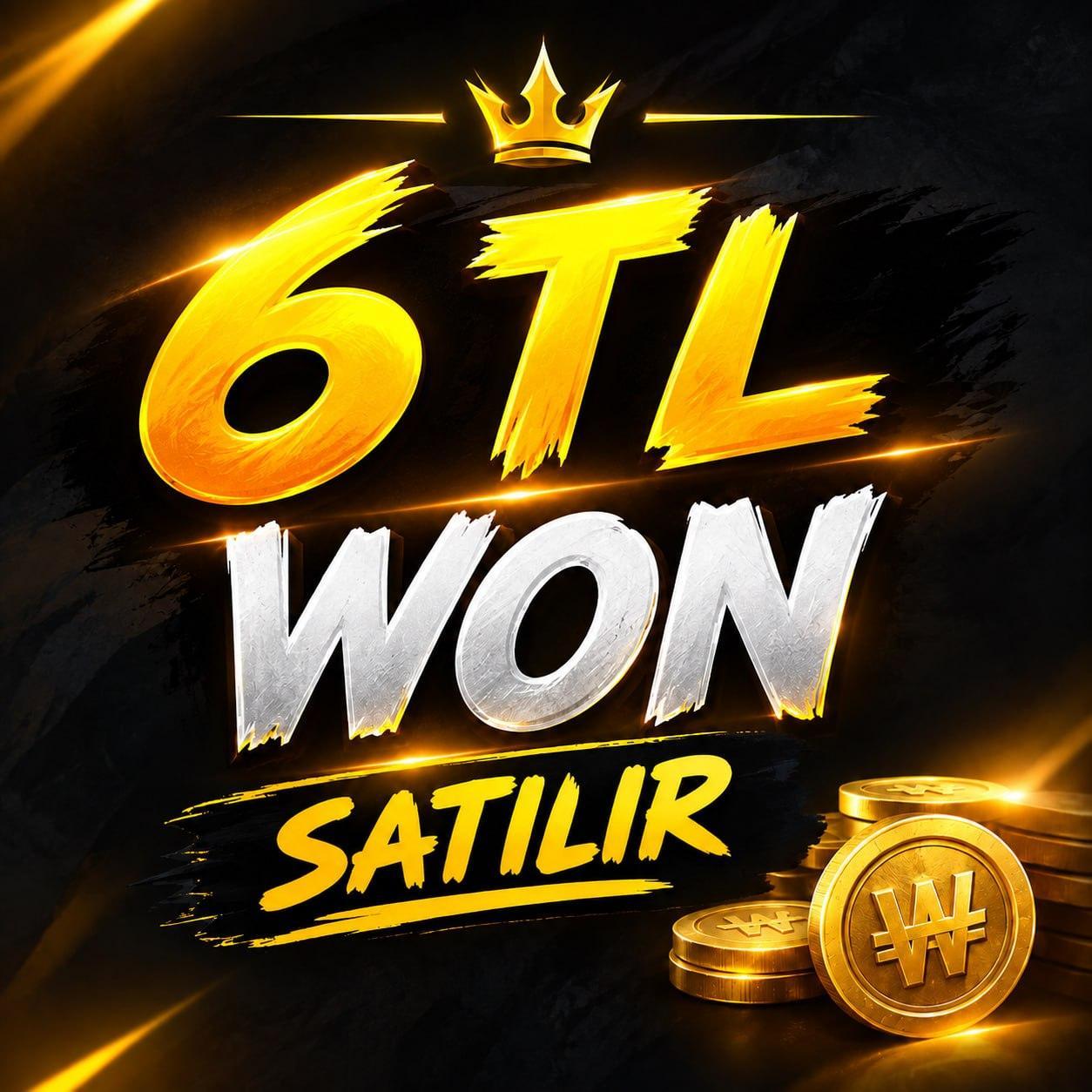 6 TL WON SATILIR MESAJ