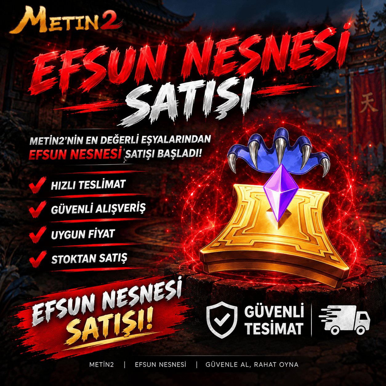 600 Adet Efsun Nesnesi