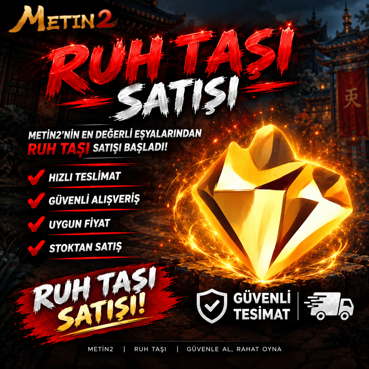 5 Adet Ruh Taşı