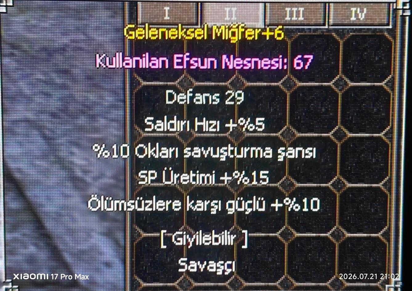 46 LEVEL SAVAŞÇI HAVA G1 AT FULL