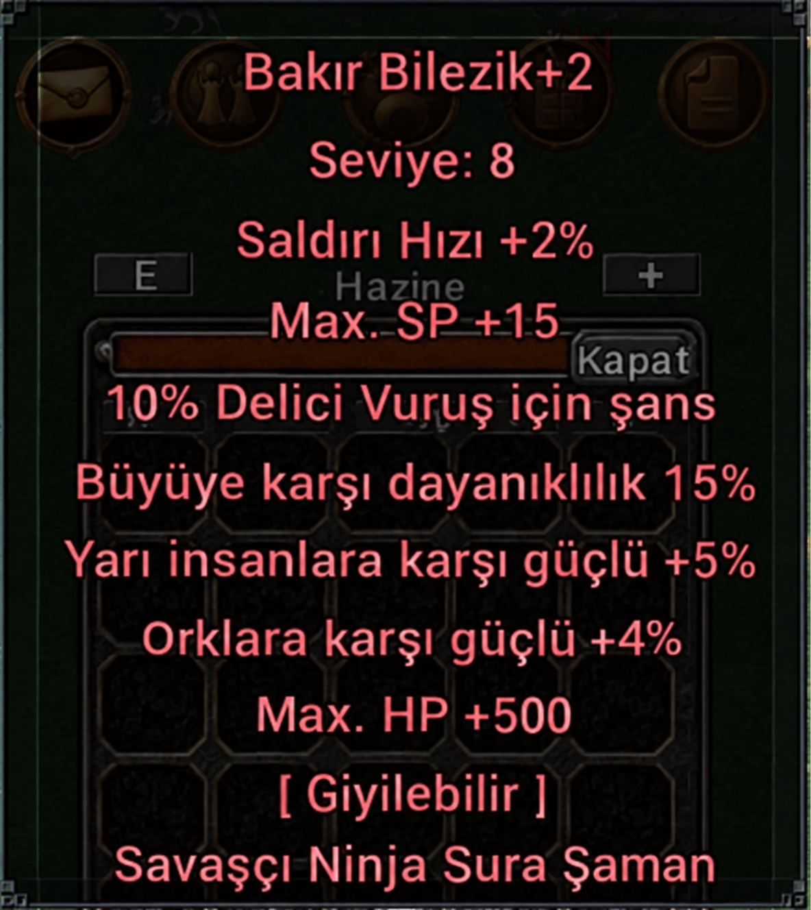 OYUN SONU WSLİK BİLEZİK