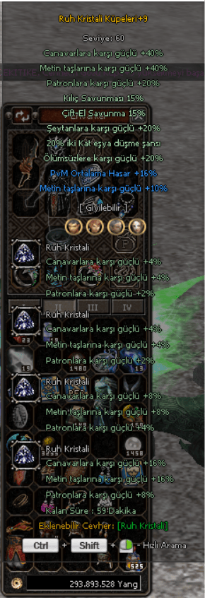 +15 PVM RUH SET UYGUNDAN KAÇIRMA ANINDA TESLİM