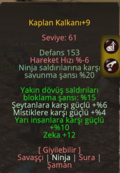 Royale2 kalkan ve kolye
