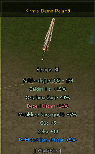 +9 KDP 44 ORT 5 GÜÇ 5 PVM HASAR
