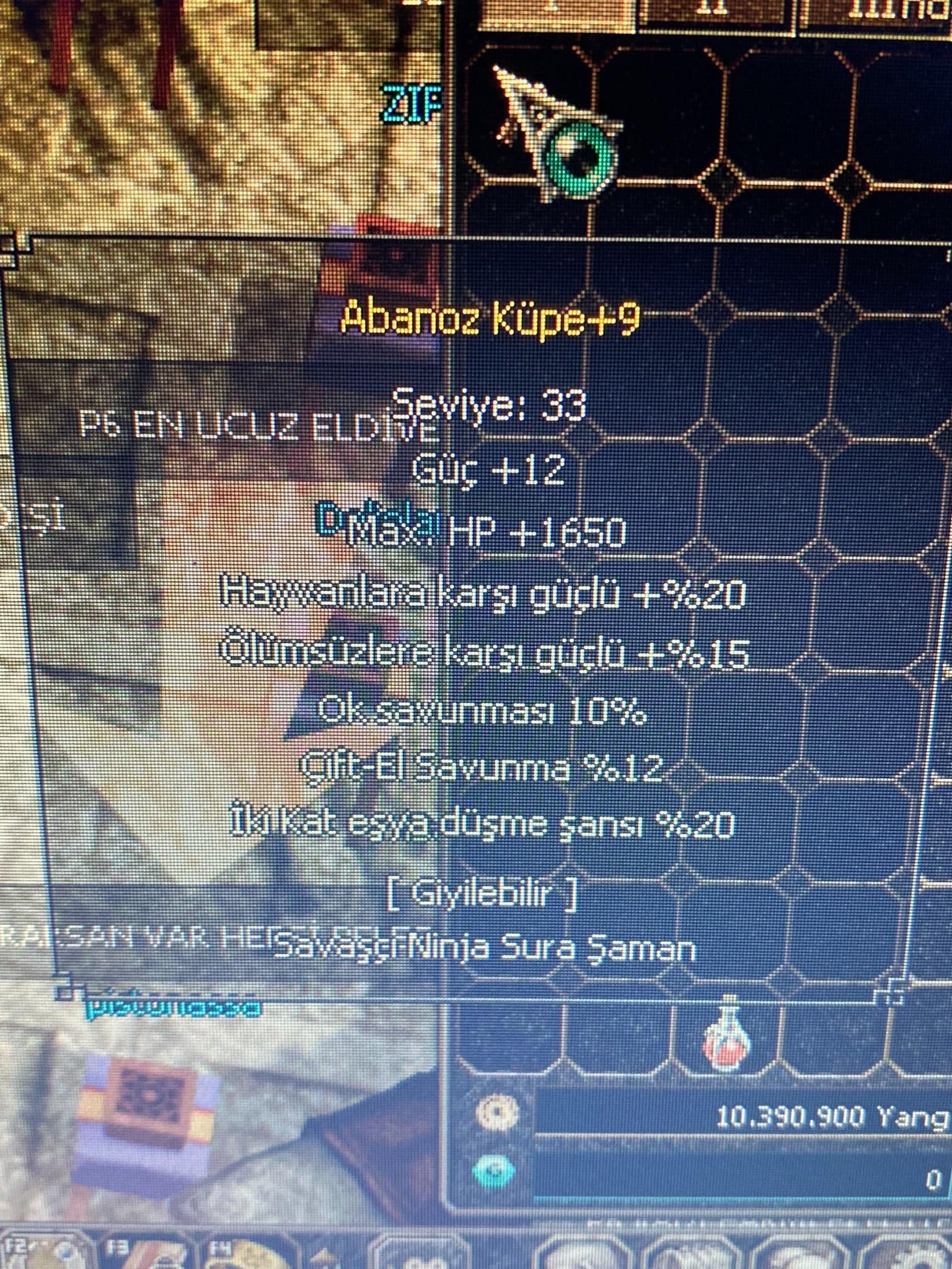 +9 ABANOZ KÜPE