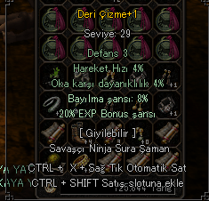 20EXP 8 BAYILMA DERİ ÇİZME 100 TL
