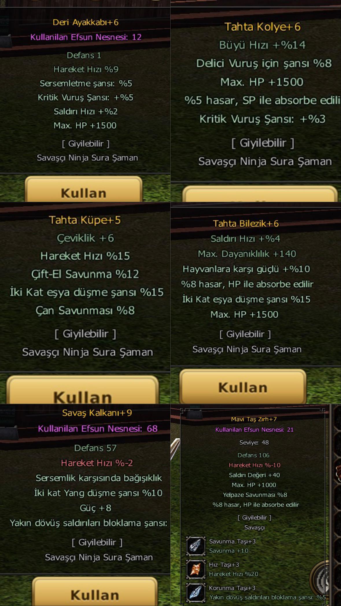 BEDNSL 53LV 2G FUL İTEM +2GSTR ŞMAN +KRTK ŞAMAN KELEPİR İLAN
