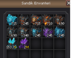 2KT +4840 ADET BOSS SANDIGI 2m1. MAP SANDIGI