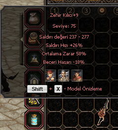 +9 ZEHİR KILICI DÜZ 50 ort