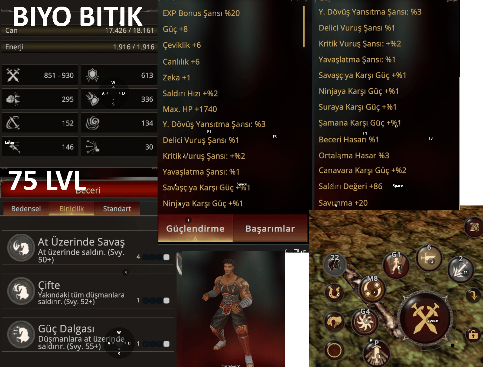 75 LVL HAVA P BIYOLOG BITIK BEDENSEL KOLEKSIYON FULL