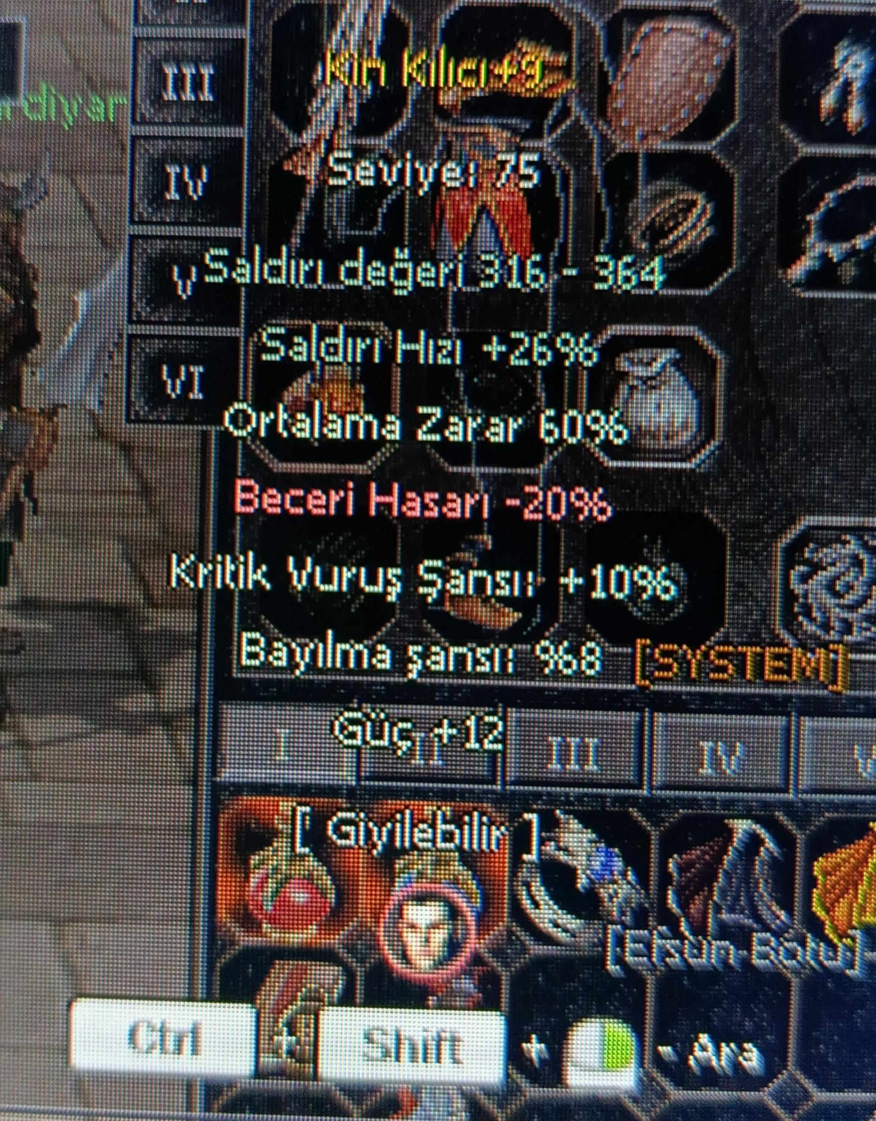 60 ORTALAMA KİN KILICI 500 tL